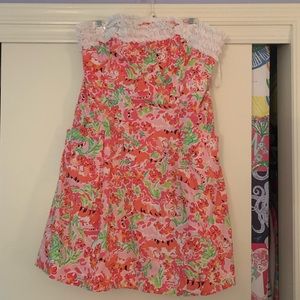 Strapless Tiger Lilly Pulitzer Dress